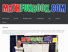 Tablet Screenshot of mathfunbook.com